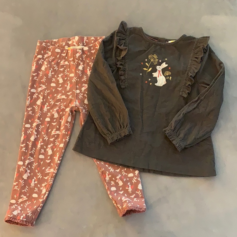 Baby Boden bunny set 2-3 yrs